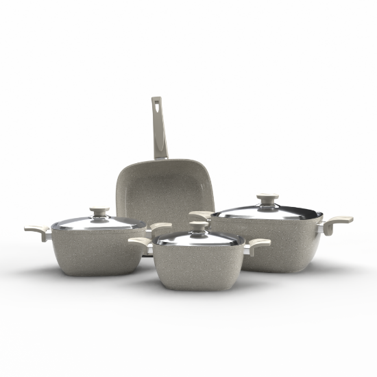 Picture of TopChef Granite Cookware Set - 7pcs