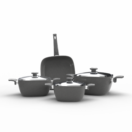 Picture of TopChef Granite Cookware Set - 7pcs